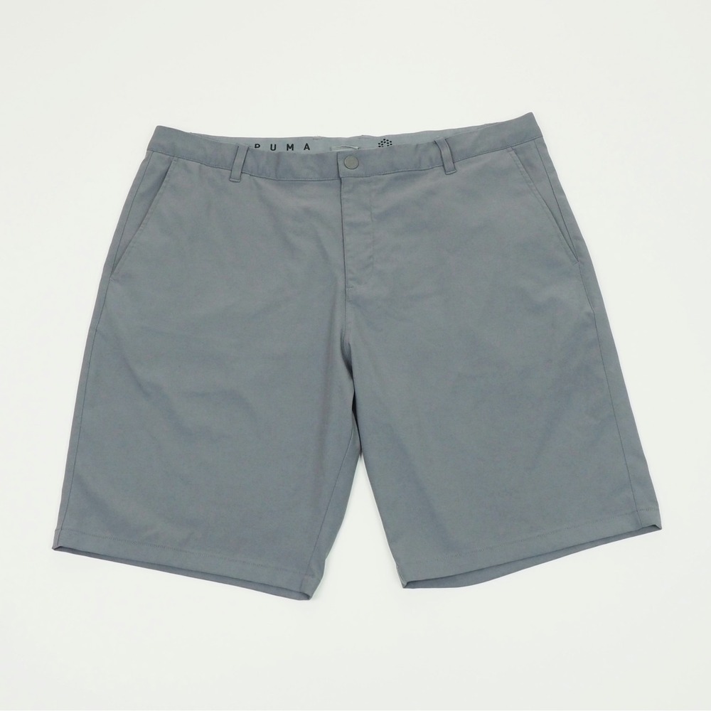 Puma Golf Jackpot 2.0 Shorts Mens 40 Gray Flat Front Casual Performance Blend